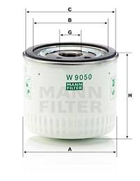 Ölfilter MANN-FILTER W 9050