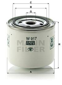 Ölfilter MANN-FILTER W 917