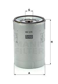 Kraftstofffilter MANN-FILTER WK 1070 x