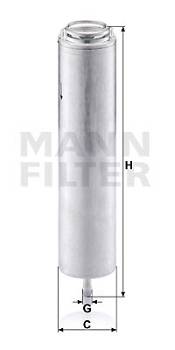 Kraftstofffilter MANN-FILTER WK 5002 x