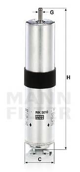 Kraftstofffilter MANN-FILTER WK 5010