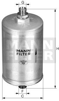 Kraftstofffilter MANN-FILTER WK 830/11