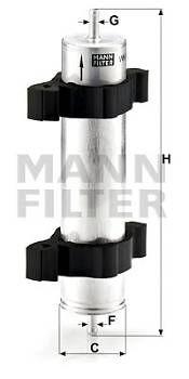 Kraftstofffilter MANN-FILTER WK 521/2