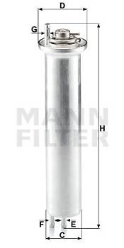 Kraftstofffilter MANN-FILTER WK 532