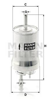 Kraftstofffilter MANN-FILTER WK 59 x
