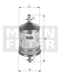Kraftstofffilter MANN-FILTER WK 66/1