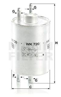 Kraftstofffilter MANN-FILTER WK 720
