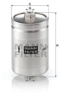 Kraftstofffilter MANN-FILTER WK 725