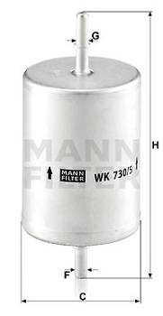 Kraftstofffilter MANN-FILTER WK 730/5