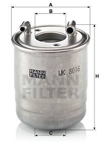 Kraftstofffilter MANN-FILTER WK 8016 x