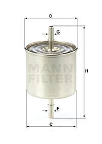 Kraftstofffilter MANN-FILTER WK 8046