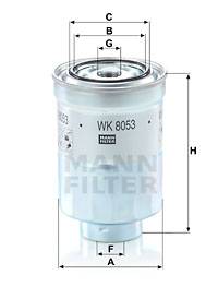 Kraftstofffilter MANN-FILTER WK 8053 z