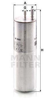 Kraftstofffilter MANN-FILTER WK 8058