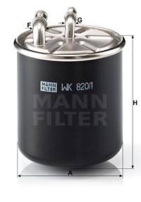 Kraftstofffilter MANN-FILTER WK 820/1
