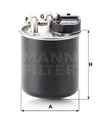 Kraftstofffilter MANN-FILTER WK 820/16