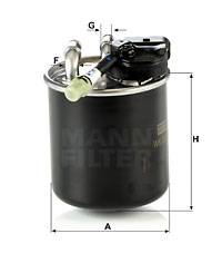 Kraftstofffilter MANN-FILTER WK 820/17