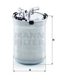 Kraftstofffilter MANN-FILTER WK 823/2