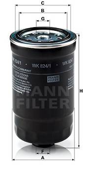 Kraftstofffilter MANN-FILTER WK 824/1