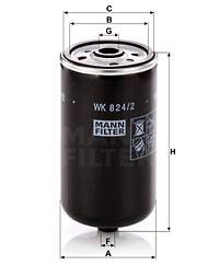 Kraftstofffilter MANN-FILTER WK 824/2