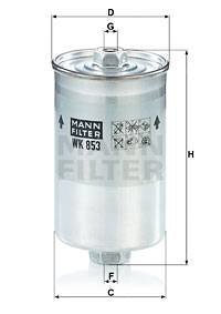 Kraftstofffilter MANN-FILTER WK 853