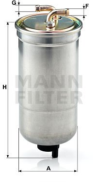 Kraftstofffilter MANN-FILTER WK 853/16