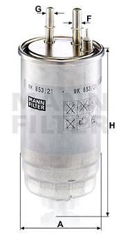 Kraftstofffilter MANN-FILTER WK 853/21