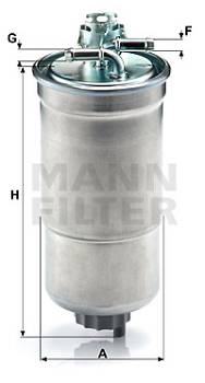 Kraftstofffilter MANN-FILTER WK 853/3 x