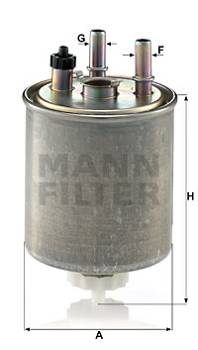 Kraftstofffilter MANN-FILTER WK 9022