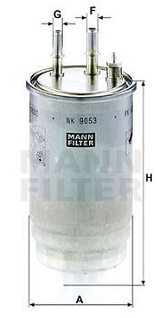 Kraftstofffilter MANN-FILTER WK 9053 z