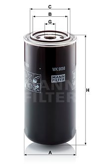 Kraftstofffilter MANN-FILTER WK 9056 