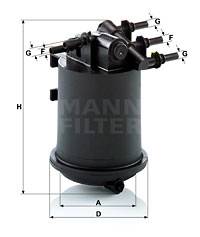Kraftstofffilter MANN-FILTER WK 939/1