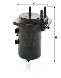 Kraftstofffilter MANN-FILTER WK 939/6