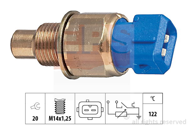 Sensor, Kühlmitteltemperatur EPS 1.830.552