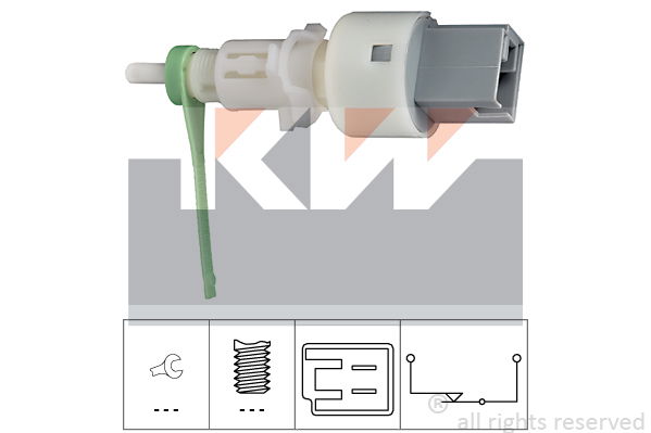 Schalter, Kupplungsbetätigung (GRA) KW 510 159