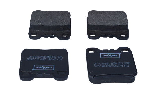 Bremsbelagsatz, Scheibenbremse Hinterachse Maxgear 19-0401