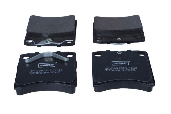 Bremsbelagsatz, Scheibenbremse Vorderachse Maxgear 19-0438