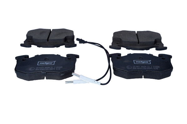 Bremsbelagsatz, Scheibenbremse Vorderachse Maxgear 19-0473