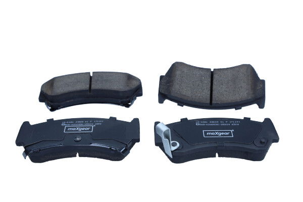 Bremsbelagsatz, Scheibenbremse Vorderachse Maxgear 19-0481