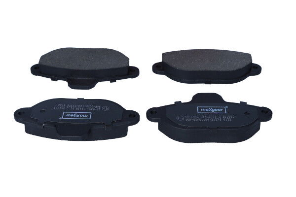 Bremsbelagsatz, Scheibenbremse Vorderachse Maxgear 19-0493