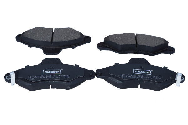 Bremsbelagsatz, Scheibenbremse Vorderachse Maxgear 19-0558