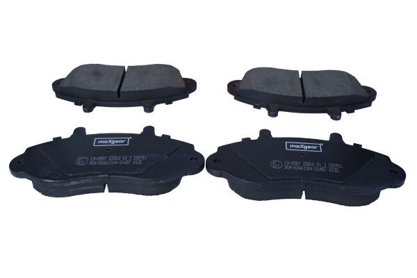 Bremsbelagsatz, Scheibenbremse Vorderachse Maxgear 19-0587