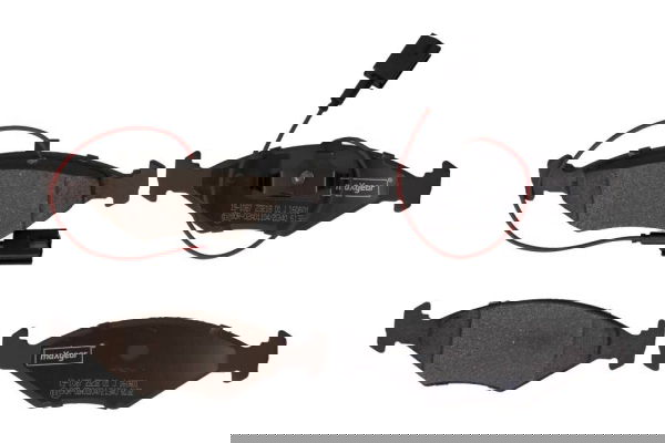 Bremsbelagsatz, Scheibenbremse Vorderachse Maxgear 19-1087
