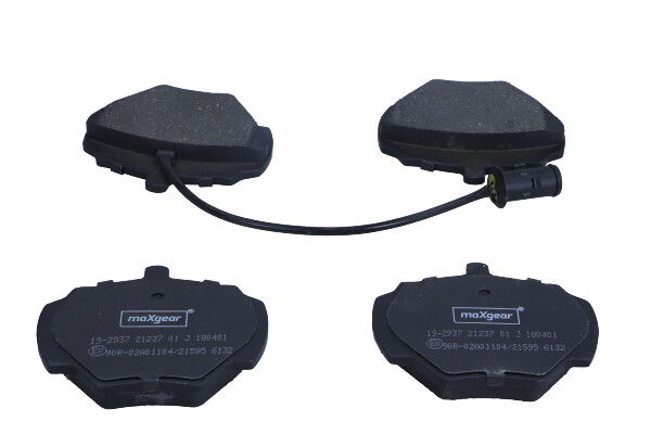 Bremsbelagsatz, Scheibenbremse Hinterachse Maxgear 19-2937