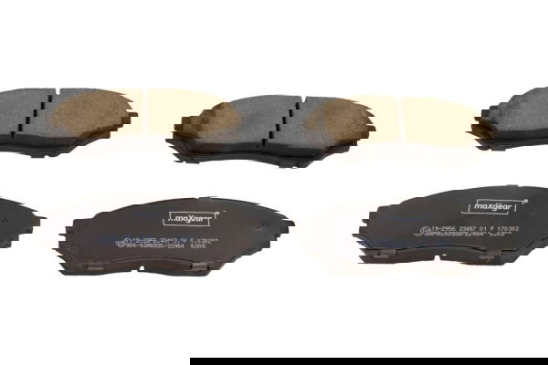 Bremsbelagsatz, Scheibenbremse Vorderachse Maxgear 19-2956