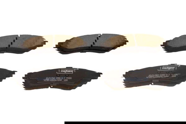 Bremsbelagsatz, Scheibenbremse Hinterachse Maxgear 19-2969