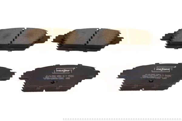 Bremsbelagsatz, Scheibenbremse Hinterachse Maxgear 19-2992