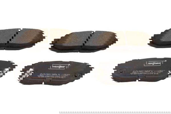 Bremsbelagsatz, Scheibenbremse Hinterachse Maxgear 19-3003