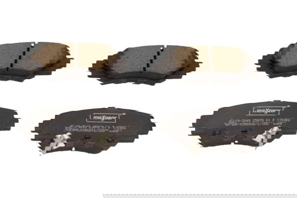 Bremsbelagsatz, Scheibenbremse Hinterachse Maxgear 19-3049