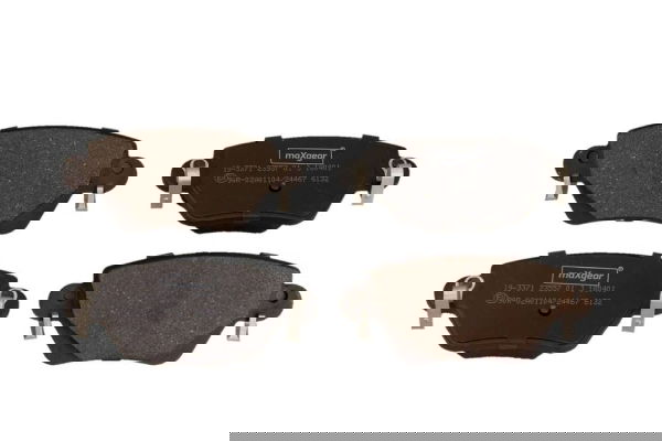 Bremsbelagsatz, Scheibenbremse Hinterachse Maxgear 19-3371