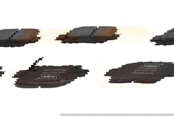 Bremsbelagsatz, Scheibenbremse Hinterachse Maxgear 19-3381